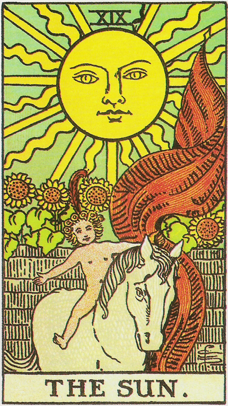 タロットカード占い「１９：太陽」の意味・解釈を解説